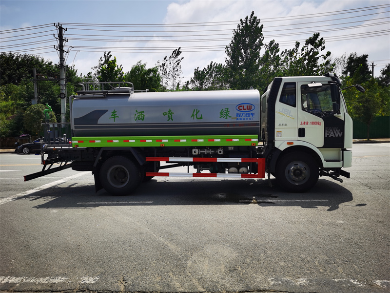 國六解放J6 灑水車(可選大小平臺(tái))