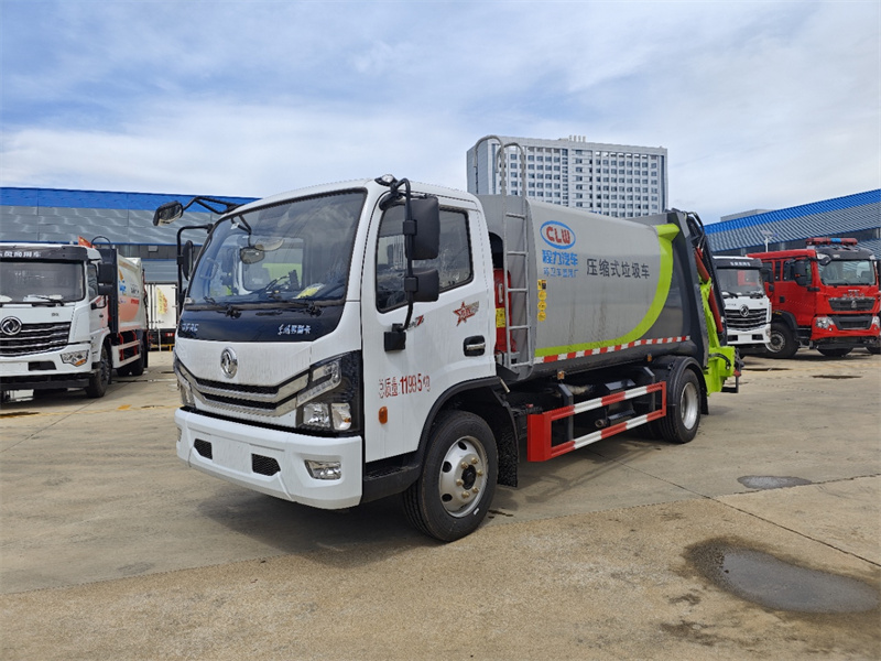 湖北 國六9立方東風多利卡D7 壓縮垃圾車