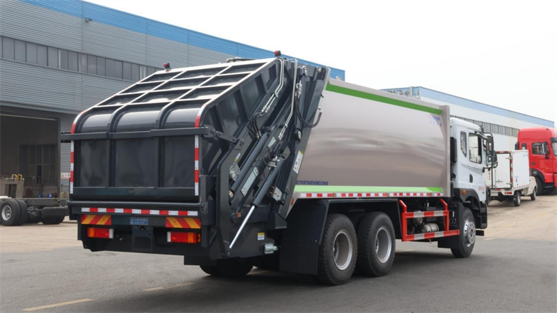 國六東風(fēng)華神后雙橋壓縮垃圾車